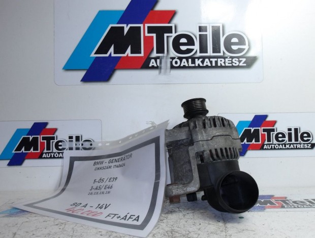 [GYRI BONTOTT] BMW - GENERTOR - 80A - 14V - 3-AS ; 5-S / E46 ; E39
